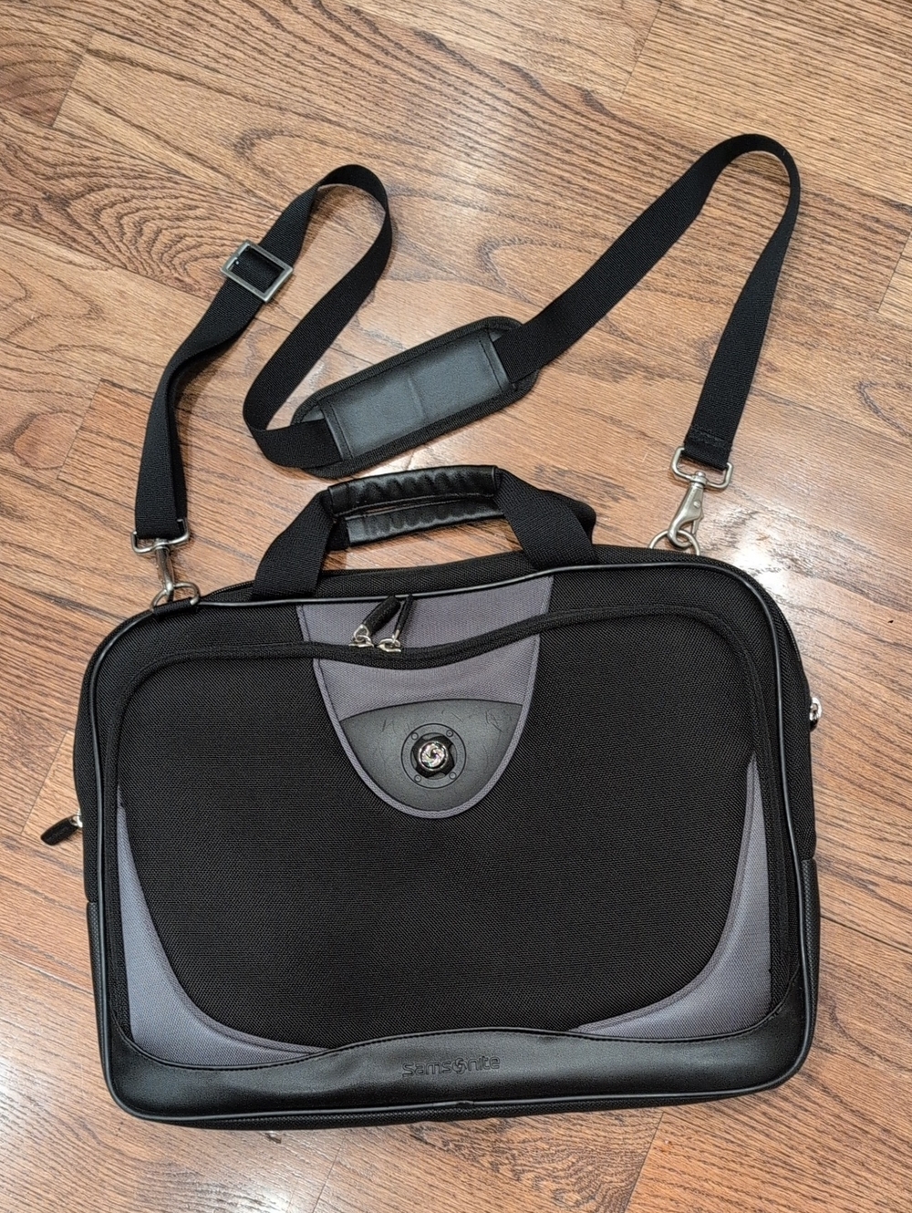 Samsonite Computer Bag, Black and Gray, Laptop Briefcase